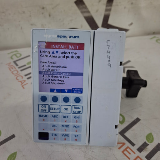 Baxter Baxter Sigma Spectrum 8.01.00 w/o Battery Infusion Pump Infusion Pump reLink Medical