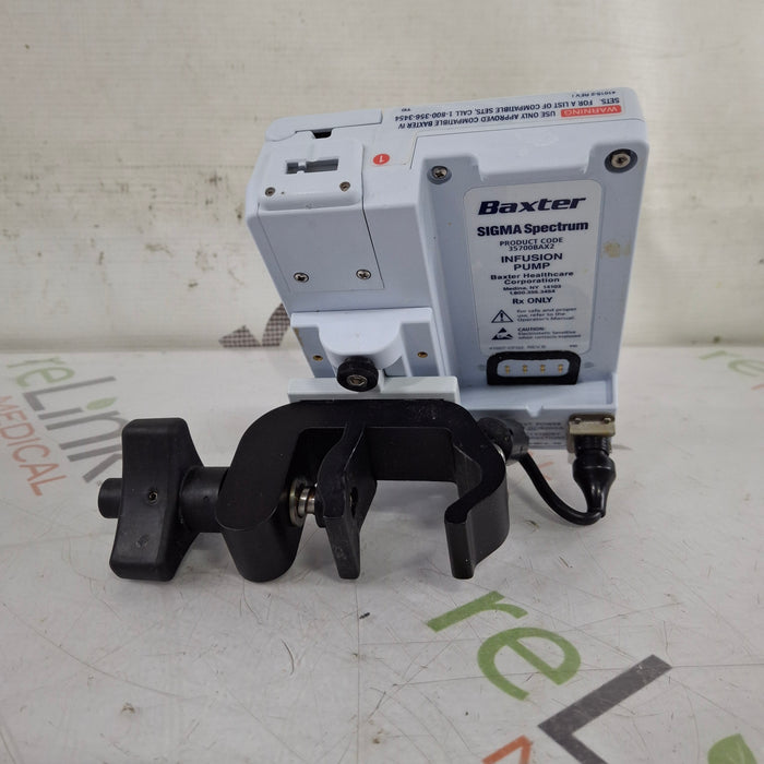 Baxter Baxter Sigma Spectrum 8.01.00 w/o Battery Infusion Pump Infusion Pump reLink Medical