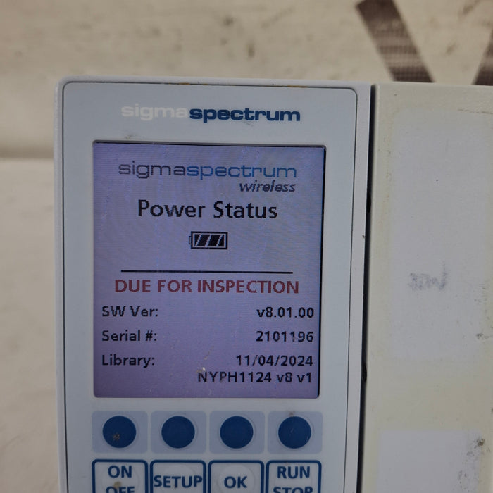 Baxter Baxter Sigma Spectrum 8.01.00 w/o Battery Infusion Pump Infusion Pumps reLink Medical