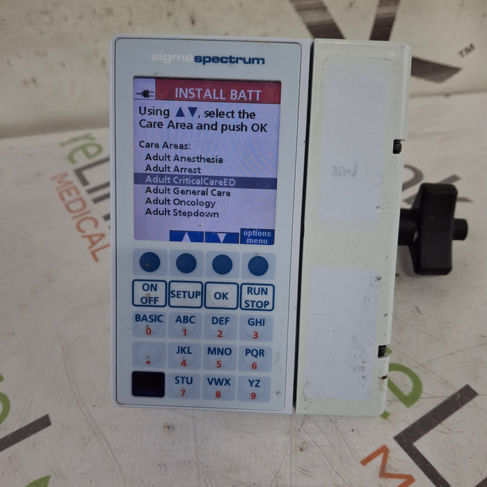 Baxter Baxter Sigma Spectrum 8.01.00 w/o Battery Infusion Pump Infusion Pumps reLink Medical