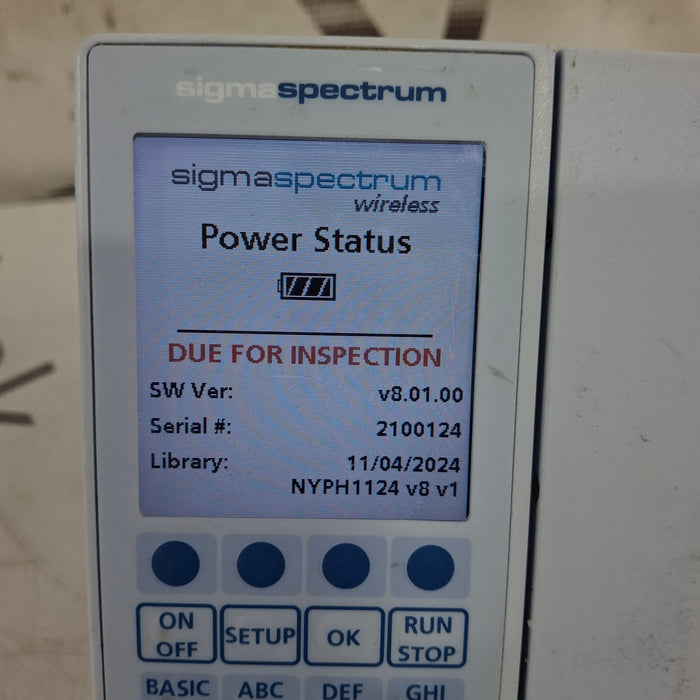 Baxter Baxter Sigma Spectrum 8.01.00 w/o Battery Infusion Pump Infusion Pump reLink Medical