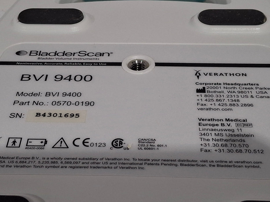 Verathon Medical, Inc Verathon Medical, Inc BVI 9400 Bladderscan Surgical Equipment reLink Medical
