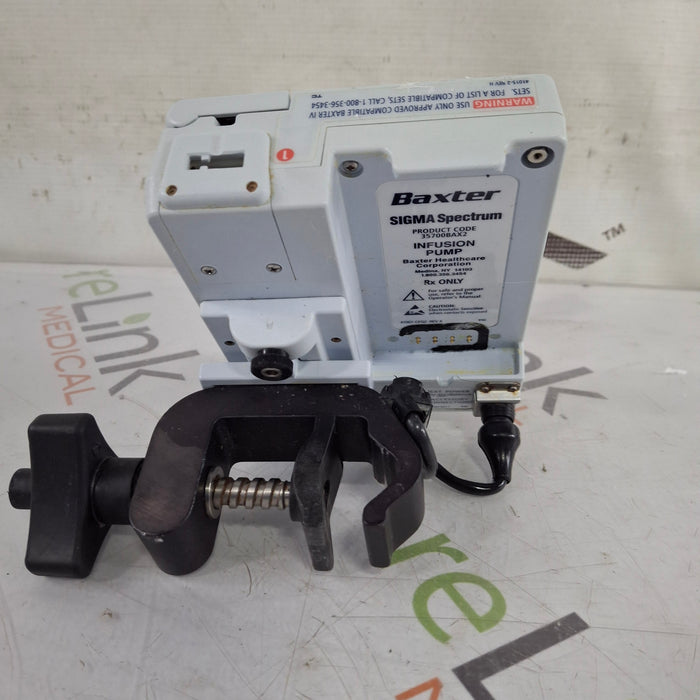 Baxter Baxter Sigma Spectrum 8.00.03 w/o Battery Infusion Pump Infusion Pump reLink Medical