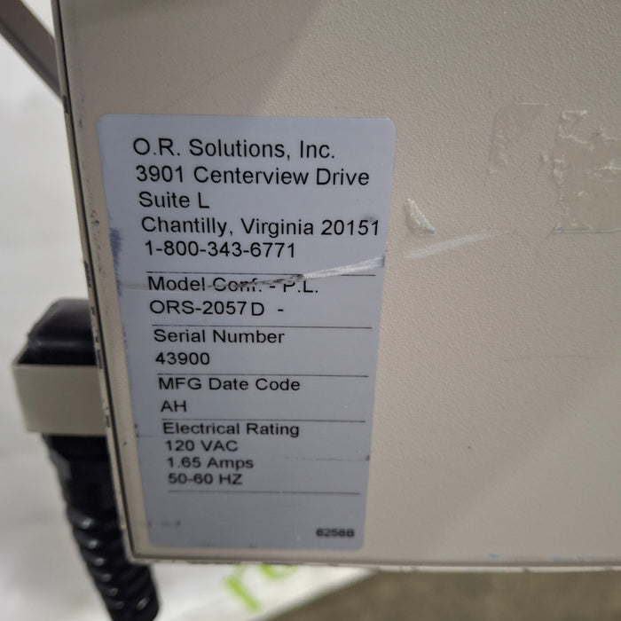 OR Solutions ORS 2057D Solution Warmer