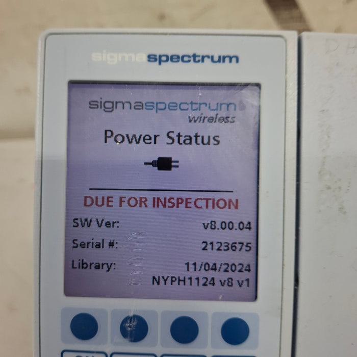 Baxter Baxter Sigma Spectrum 8.00.04 w/o Battery Infusion Pump Infusion Pump reLink Medical
