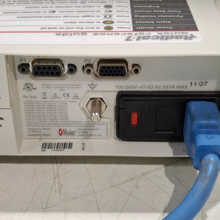 Masimo Radical 7 Pulse Oximeter w/ Base