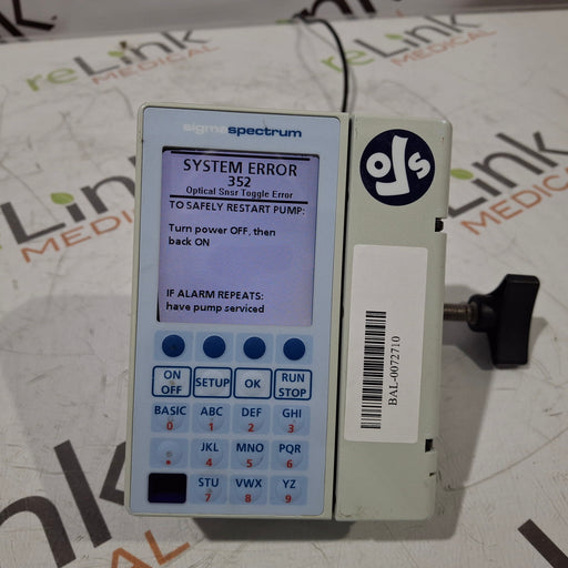 Baxter Baxter Sigma Spectrum 6.05.13 without Battery Infusion Pump Infusion Pump reLink Medical
