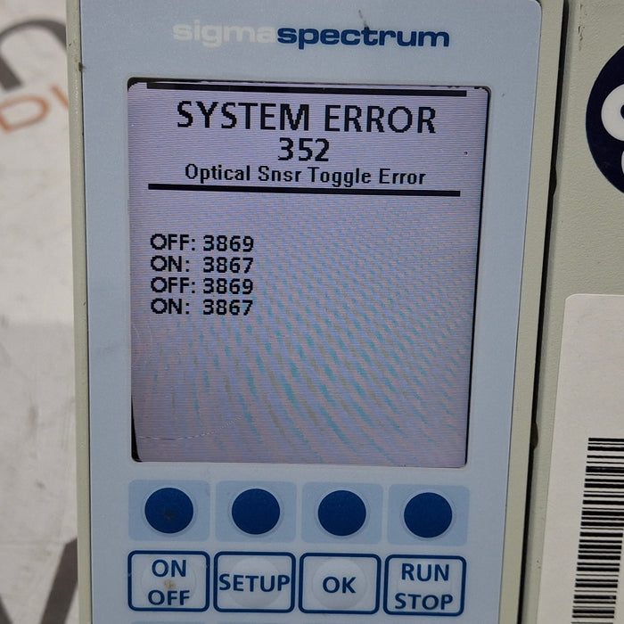Baxter Baxter Sigma Spectrum 6.05.13 without Battery Infusion Pump Infusion Pump reLink Medical