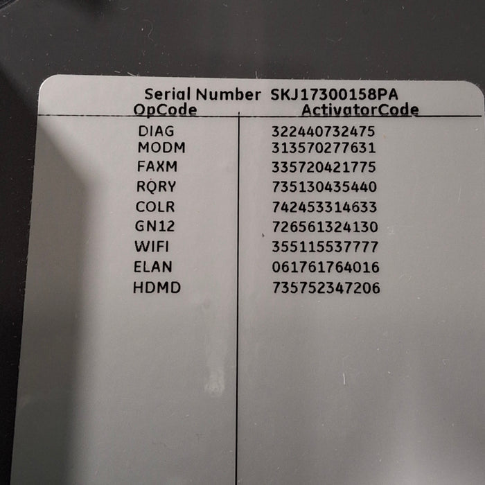 GE Healthcare GE Healthcare MAC 5500 HD ECG without CAM Module Cardiology reLink Medical