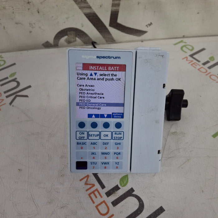Baxter Sigma Spectrum 8.00.03 w/o Battery Infusion Pump