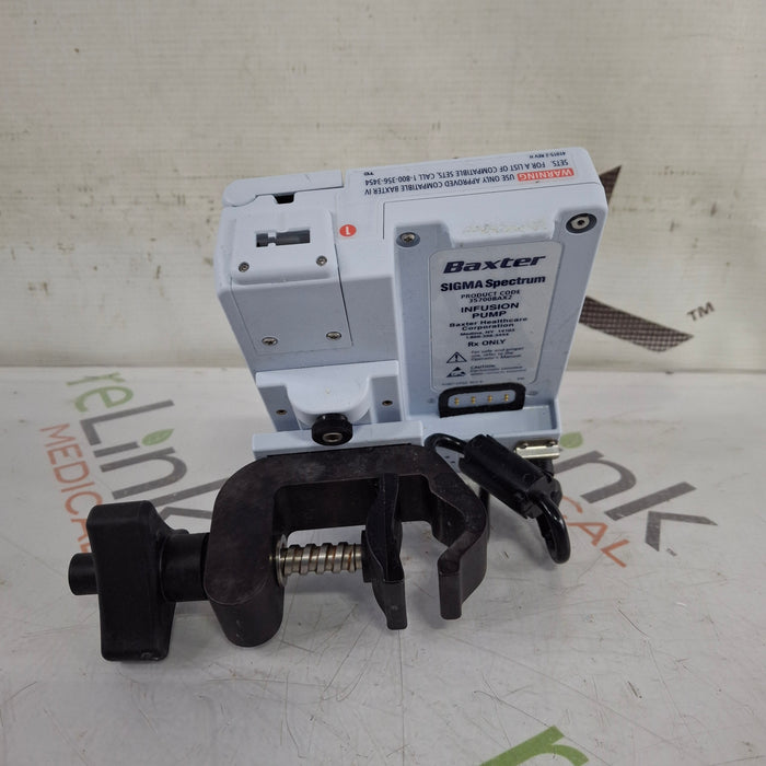 Baxter Baxter Sigma Spectrum 8.00.03 w/o Battery Infusion Pump Infusion Pump reLink Medical