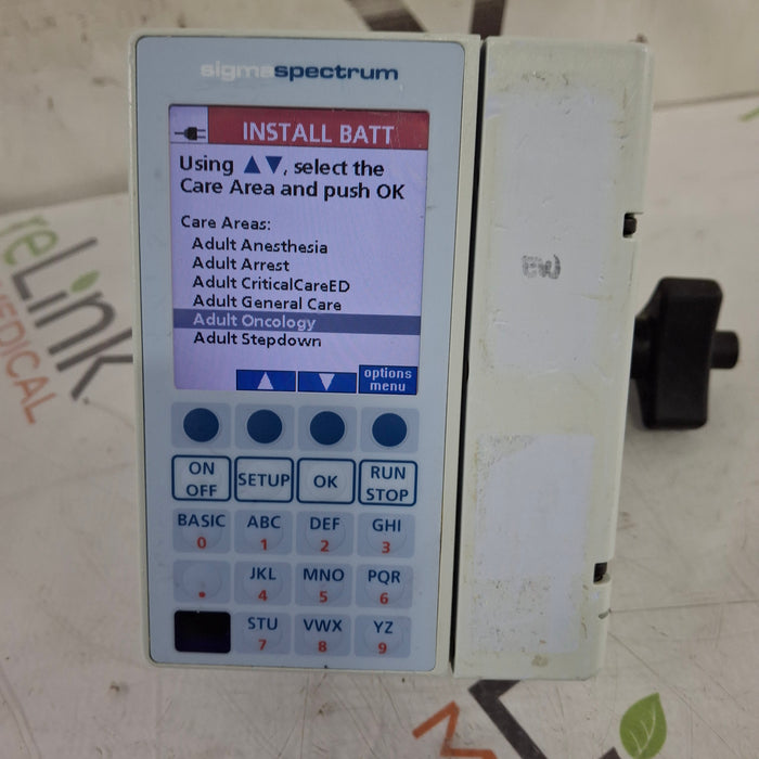Baxter Baxter Sigma Spectrum 8.00.03 w/o Battery Infusion Pump Infusion Pumps reLink Medical
