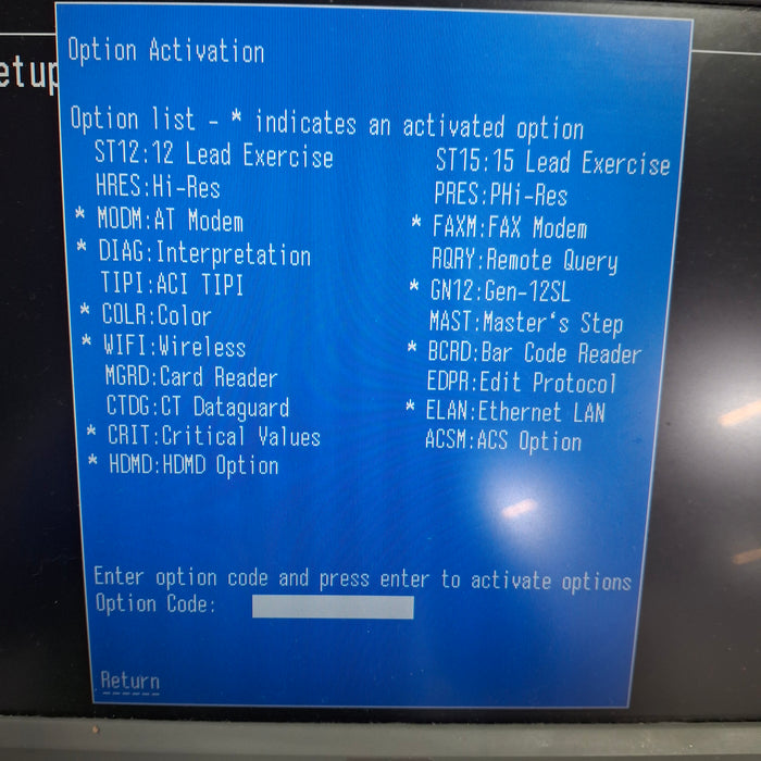 GE Healthcare MAC 5500 HD ECG with CAM Module