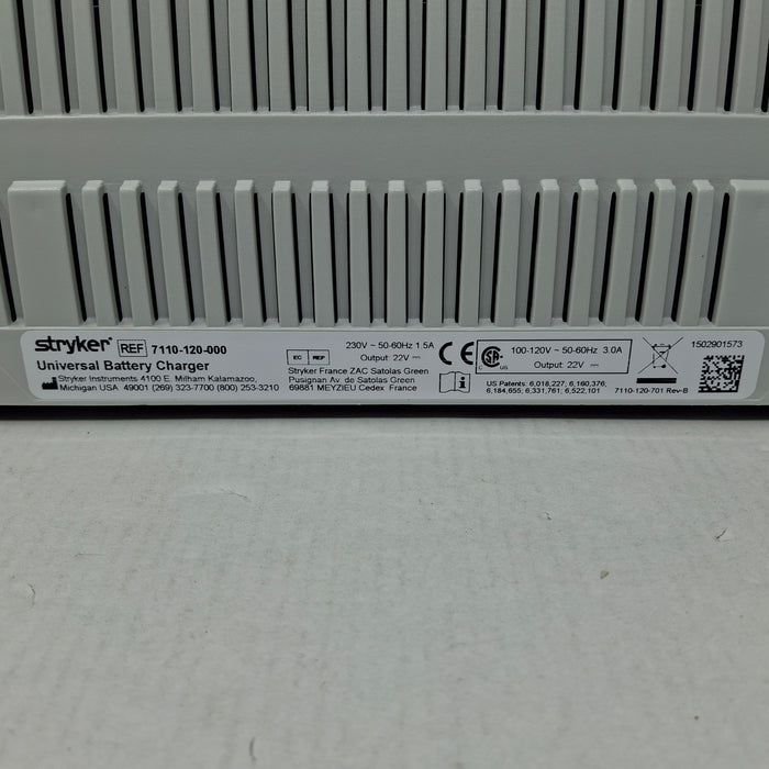 Stryker Stryker 7110-120-000 Battery Charger Surgical Power Instruments reLink Medical