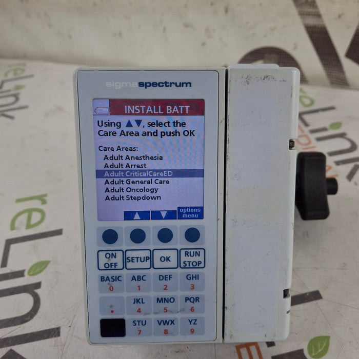 Baxter Baxter Sigma Spectrum 8.01.00 w/o Battery Infusion Pump Infusion Pumps reLink Medical