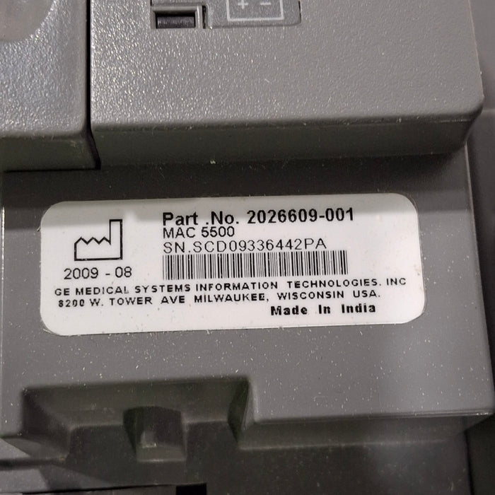 GE Healthcare GE Healthcare MAC 5500 ECG without CAM Module Cardiology reLink Medical