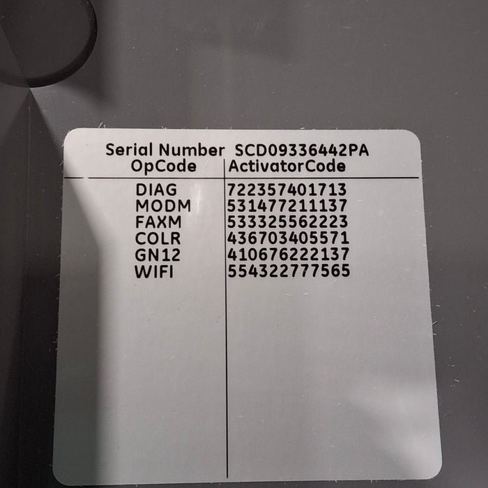 GE Healthcare GE Healthcare MAC 5500 ECG without CAM Module Cardiology reLink Medical