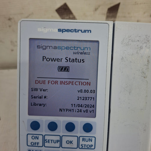 Baxter Baxter Sigma Spectrum 8.00.03 w/o Battery Infusion Pump Infusion Pumps reLink Medical