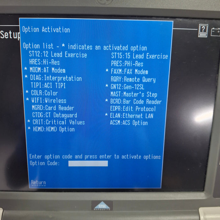 GE Healthcare MAC 5500 HD ECG with CAM Module