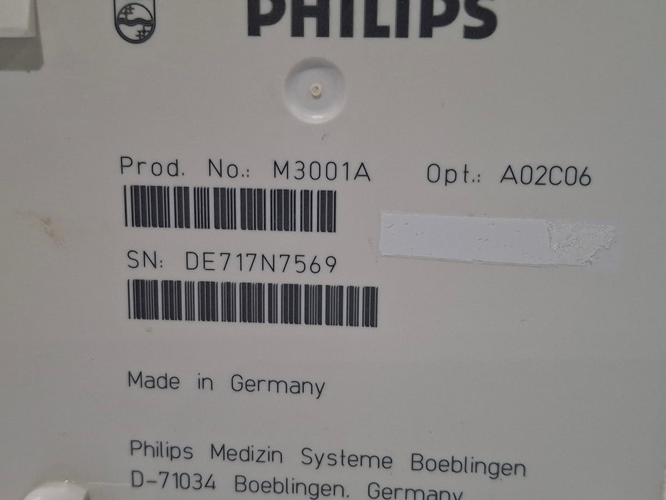 Philips Philips M3001A-A02C06 OxiMax SpO2, NIBP, ECG, Temp, IBP MMS Module Patient Monitors reLink Medical
