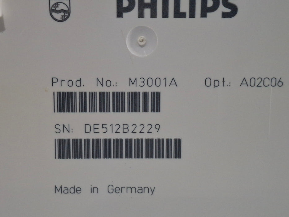 Philips Philips M3001A-A02C06 OxiMax SpO2, NIBP, ECG, Temp, IBP MMS Module Patient Monitors reLink Medical
