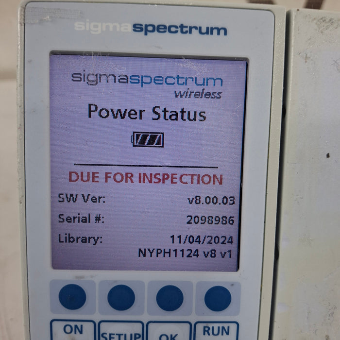 Baxter Baxter Sigma Spectrum 8.00.03 w/o Battery Infusion Pump Infusion Pump reLink Medical