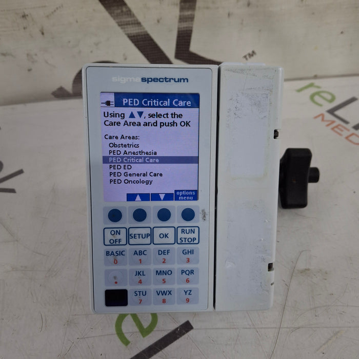 Baxter Baxter Sigma Spectrum 8.01.00 w/o Battery Infusion Pump Infusion Pumps reLink Medical
