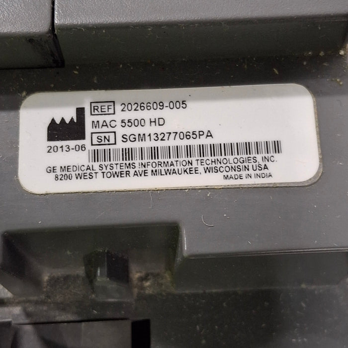 GE Healthcare GE Healthcare MAC 5500 HD ECG without CAM Module Cardiology reLink Medical
