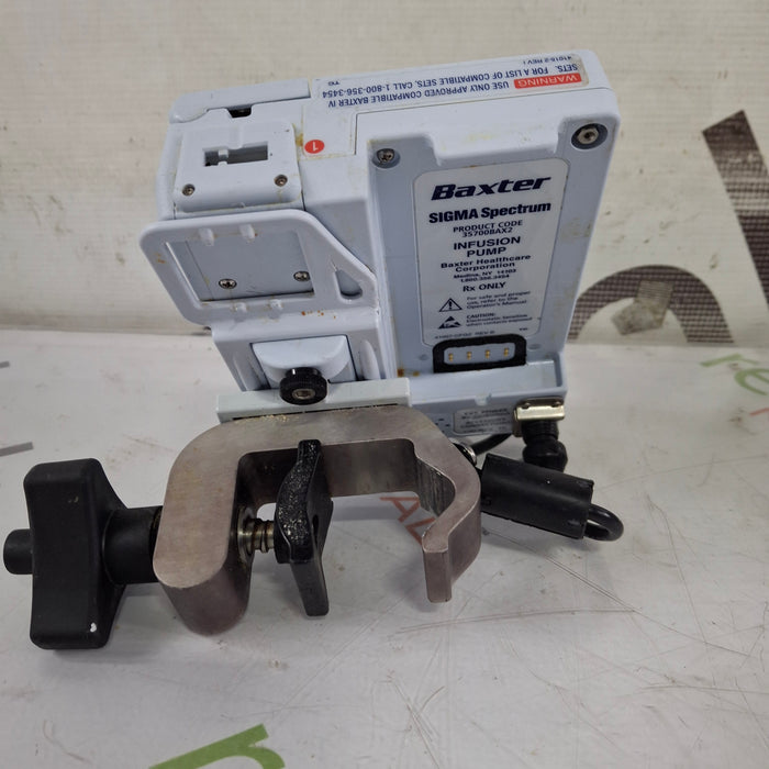 Baxter Baxter Sigma Spectrum 8.01.00 w/o Battery Infusion Pump Infusion Pump reLink Medical