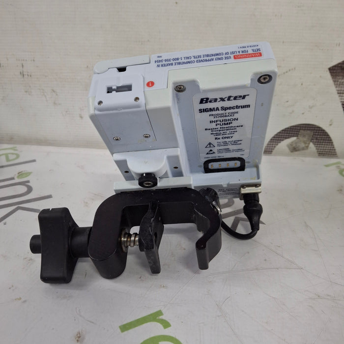 Baxter Baxter Sigma Spectrum 8.01.00 w/o Battery Infusion Pump Infusion Pump reLink Medical