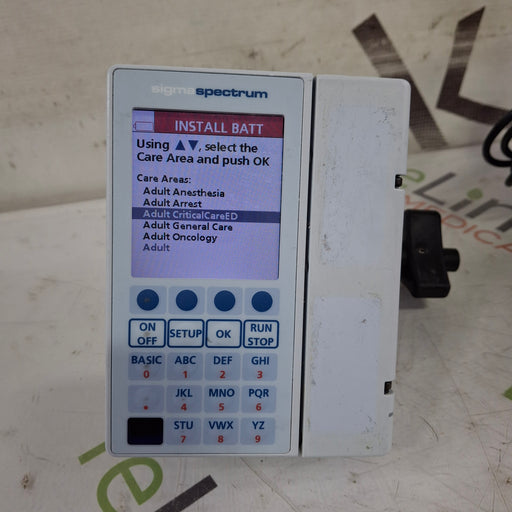 Baxter Baxter Sigma Spectrum 8.01.00 w/o Battery Infusion Pump Infusion Pump reLink Medical