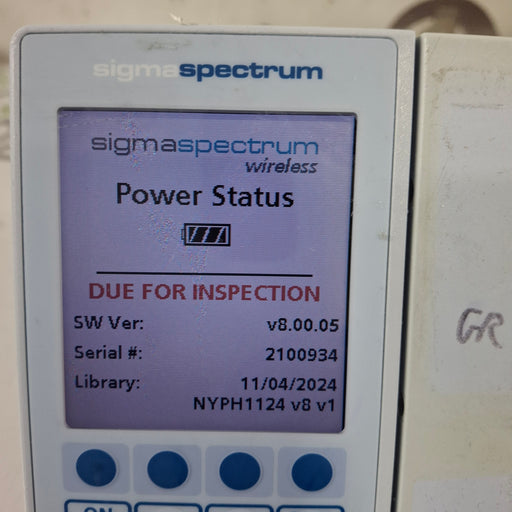 Baxter Baxter Sigma Spectrum 8.00.05 w/o Battery Infusion Pump Infusion Pump reLink Medical