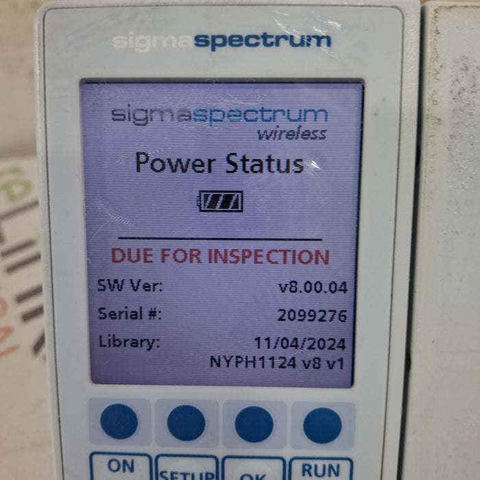 Baxter Baxter Sigma Spectrum 8.00.04 w/o Battery Infusion Pump Infusion Pumps reLink Medical