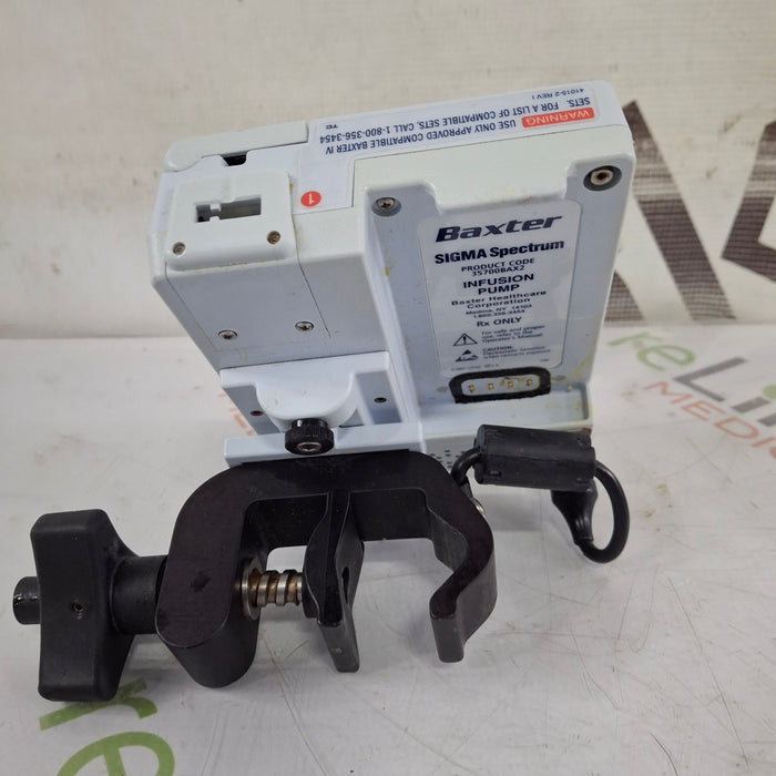 Baxter Baxter Sigma Spectrum 8.00.04 w/o Battery Infusion Pump Infusion Pumps reLink Medical