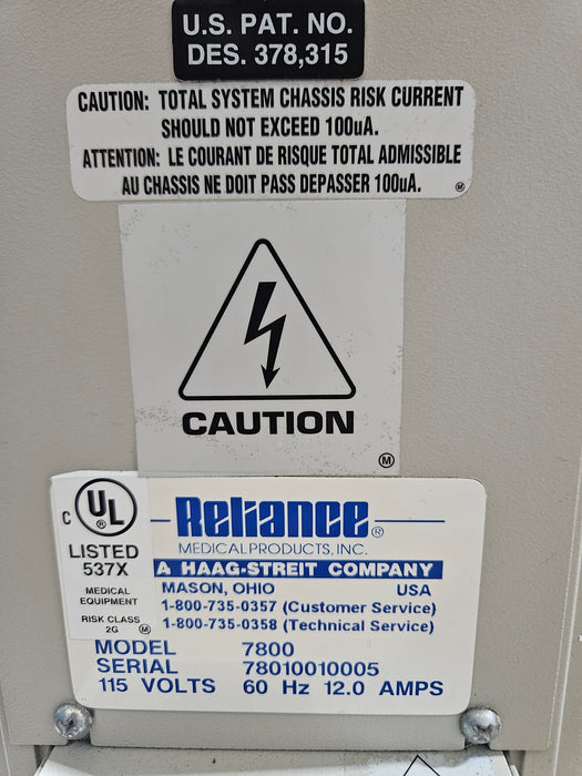 Reliance Medical Products, Inc. Reliance Medical Products, Inc. 7800 Ophthalmology Stand Ophthalmology reLink Medical