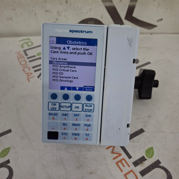 Baxter Baxter Sigma Spectrum 8.01.00 w/o Battery Infusion Pump Infusion Pump reLink Medical