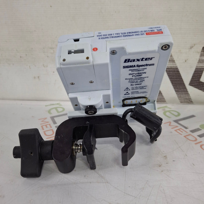 Baxter Baxter Sigma Spectrum 8.01.00 w/o Battery Infusion Pump Infusion Pump reLink Medical