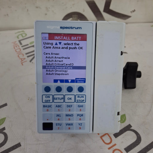 Baxter Baxter Sigma Spectrum 8.01.00 w/o Battery Infusion Pump Infusion Pump reLink Medical