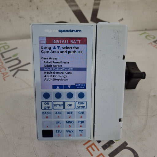 Baxter Baxter Sigma Spectrum 8.01.00 w/o Battery Infusion Pump Infusion Pump reLink Medical