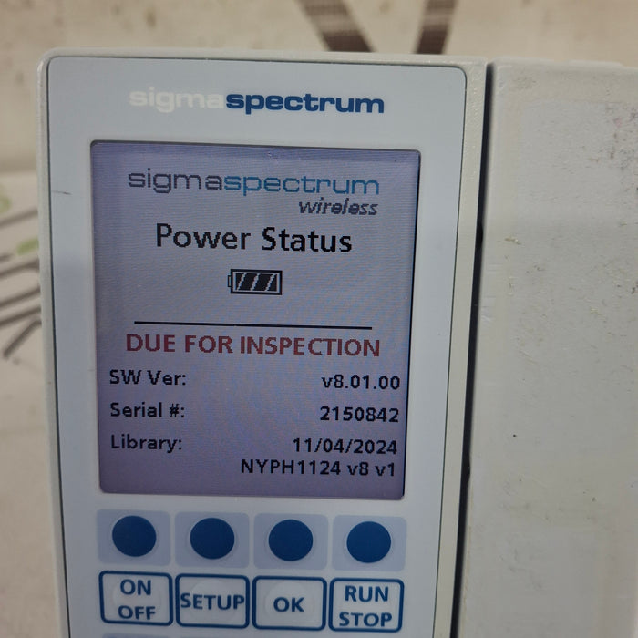 Baxter Baxter Sigma Spectrum 8.01.00 w/o Battery Infusion Pump Infusion Pump reLink Medical