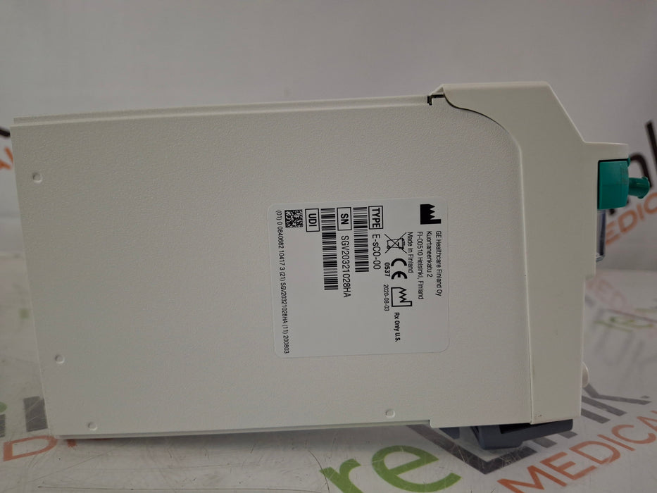 GE Healthcare GE Healthcare E-sCO-00 Respiratory Module Patient Monitors reLink Medical