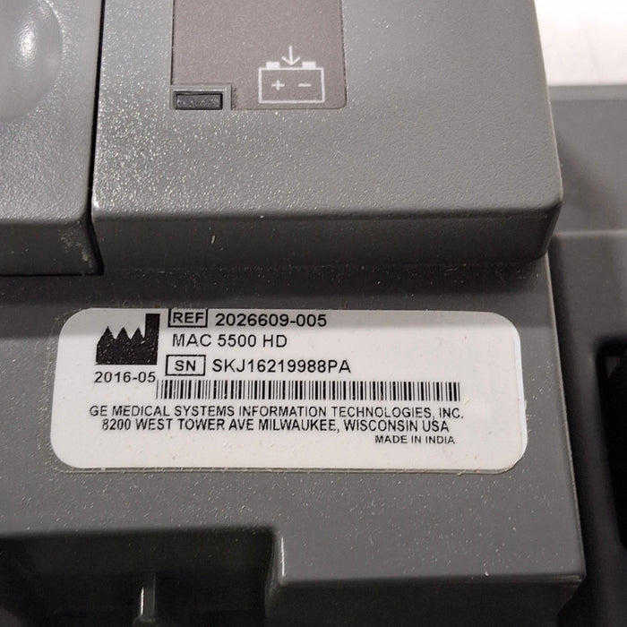 GE Healthcare GE Healthcare MAC 5500 HD ECG without CAM Module Cardiology reLink Medical