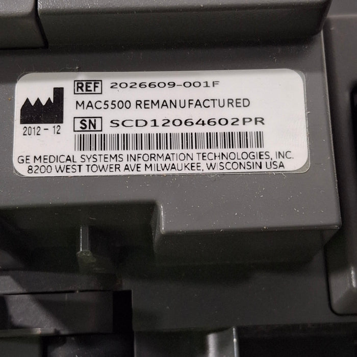 GE Healthcare GE Healthcare MAC 5500 HD ECG without CAM Module Cardiology reLink Medical