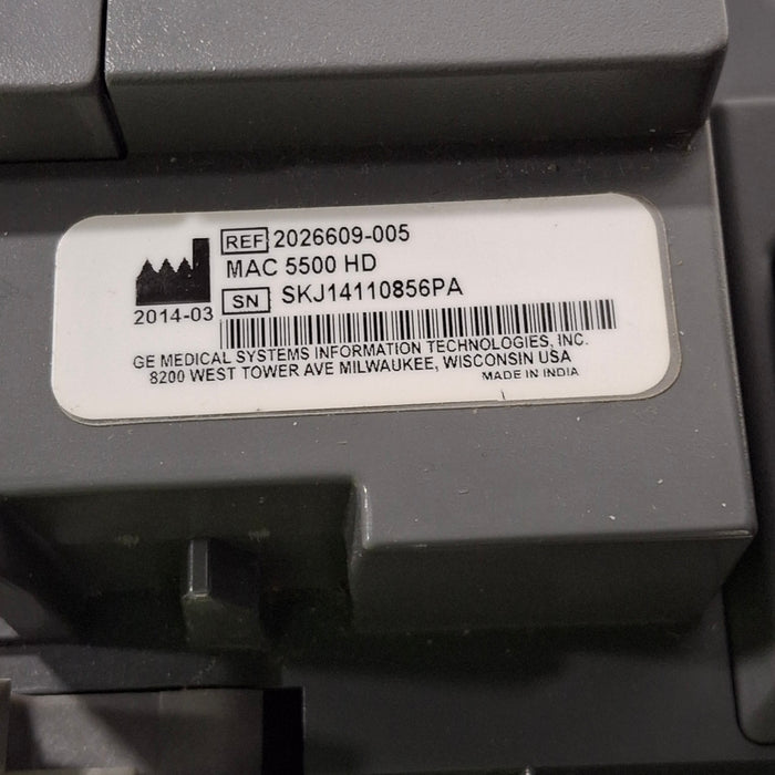 GE Healthcare GE Healthcare MAC 5500 HD ECG without CAM Module Cardiology reLink Medical