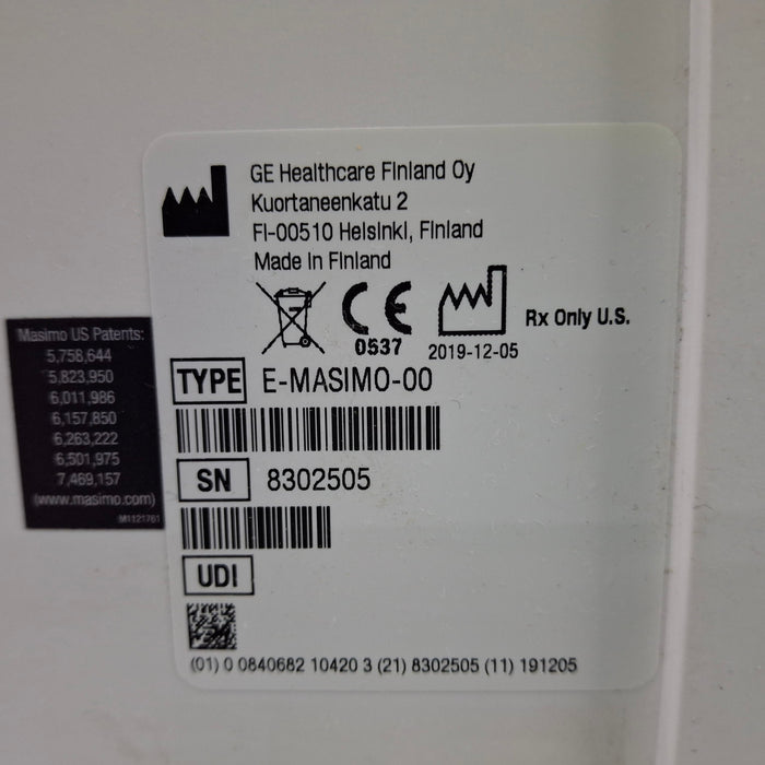 GE Healthcare GE Healthcare E-MASIMO SpO2 Module Patient Monitors reLink Medical