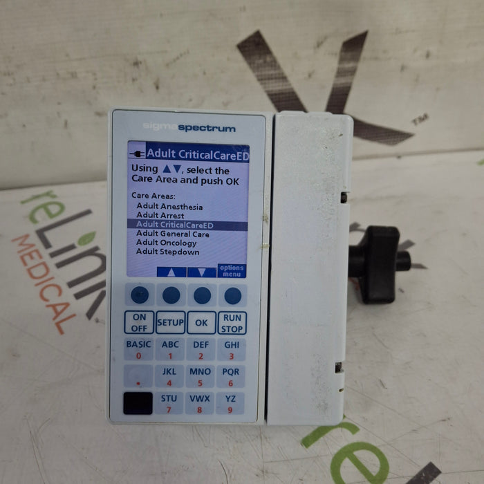 Baxter Baxter Sigma Spectrum 8.00.04 w/o Battery Infusion Pump Infusion Pumps reLink Medical