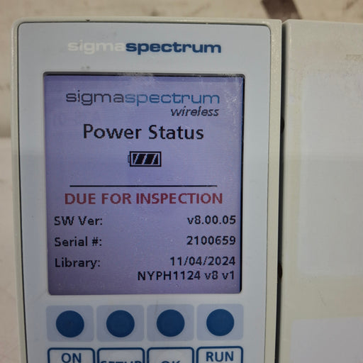Baxter Baxter Sigma Spectrum 8.00.05 w/o Battery Infusion Pump Infusion Pump reLink Medical