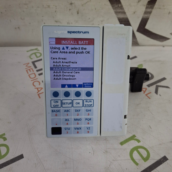 Baxter Baxter Sigma Spectrum 8.00.05 w/o Battery Infusion Pump Infusion Pump reLink Medical