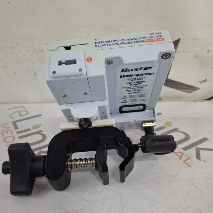 Baxter Baxter Sigma Spectrum 8.00.05 w/o Battery Infusion Pump Infusion Pump reLink Medical