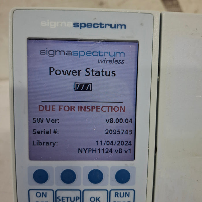 Baxter Baxter Sigma Spectrum 8.00.04 w/o Battery Infusion Pump Infusion Pump reLink Medical